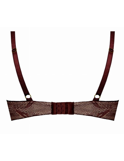 Бюстгальтер супер пуш-ап без косточек Nipplex ZAFIRA SUPER P-UP, Цвет: бургундское вино, Размеры: 75B, изображение 5