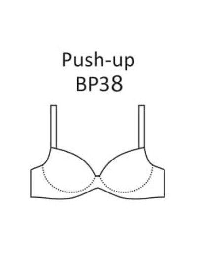 Бюстгальтер супер пуш-ап без косточек Nipplex ZAFIRA SUPER P-UP, Цвет: бургундское вино, Размеры: 75B, изображение 6