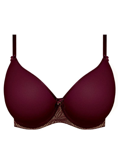 Бюстгальтер балконет Nipplex ZAFIRA U, Цвет: бургундское вино, Размеры: 80C, изображение 5