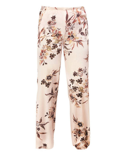 Брючный комплект Nipplex XIANA PAJAMAS из вискозы и атласа, Цвет: бежевый, Размеры: L, изображение 4