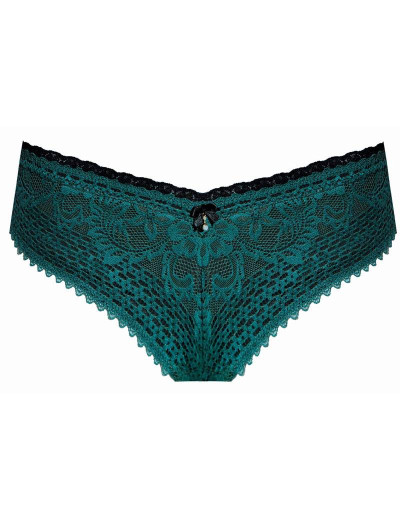 Трусы бразилиана Nipplex XENA BRAZYLIANY, Цвет: изумруд, Размеры: L, изображение 3