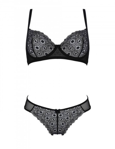 Сексуальный комплект Passion ZINNIA BIKINI, Цвет: черный, Размеры: S/M, изображение 3