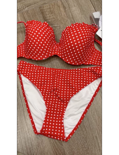 Раздельный купальник Lorin L2431/2, Цвет: красный, Размеры: 75B, изображение 3