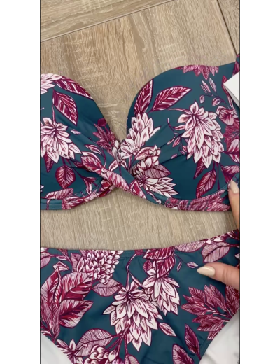 Раздельный купальник с формованной чашкой Lorin L2460/2, Цвет: мульти, Размеры: 70G, изображение 6