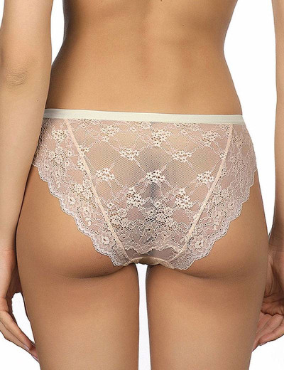 Кружевные трусы слипы Amelie POLINA 2009-2 бежевый, Цвет: бежевый, Размеры: S, изображение 2