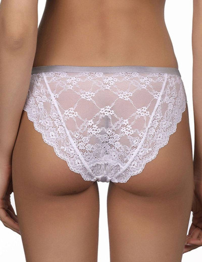 Кружевные трусы слипы Amelie POLINA 2009-2 белый, Цвет: белый, Размеры: M, изображение 2