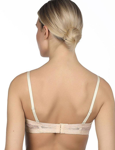 Бюстгальтер анжелика фашия с пуш-ап Amelie POLINA 2011 бежевый, Цвет: бежевый, Размеры: 95C, изображение 2