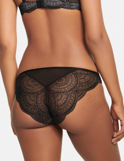 Трусы бразилиана Esotiq AZTEC 39117 черный+телесный, Цвет: черный+телесный, Размеры: S, изображение 2
