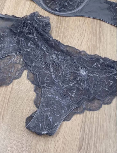 Трусы бразилиана мини Kinga ICE COLD 866/3-B, Цвет: графит, Размеры: XS, изображение 7