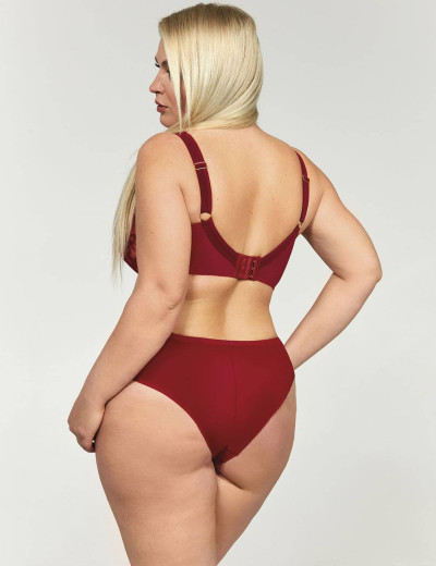 Трусы слипы высокие Kris Line CLARISA high waist, Цвет: красный, Размеры: M, изображение 2