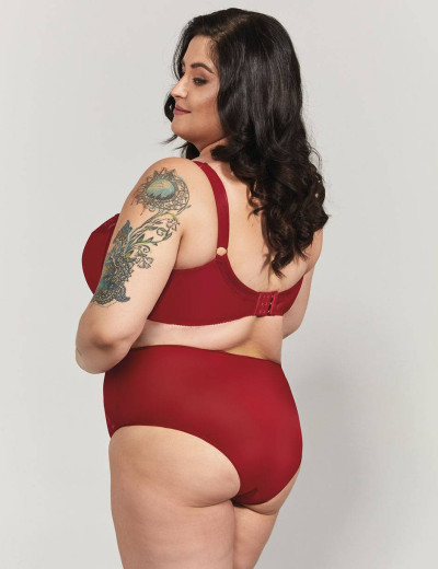 Трусы слипы высокие Kris Line CLARISA high waist, Цвет: красный, Размеры: M, изображение 5