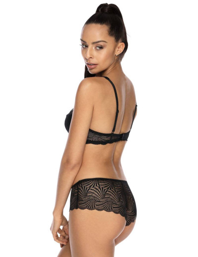 Трусы шортики кружевные MAT LOU F-3343-54, Цвет: черный, Размеры: S, изображение 4