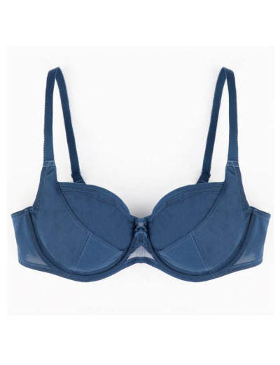 Бюстгальтер мягкая чашка Misstyle 2511 французский синий, Цвет: французский синий, Размеры: 80D, изображение 7 Бюстгальтер мягкая чашка Misstyle 2511 французский синий, Цвет: французский синий, Размеры: 80D, изображение 7