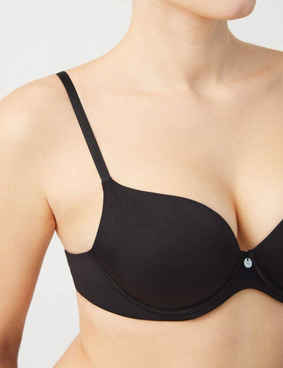 Бюстгальтер двойной пуш-ап Ysabel Mora 10021 ESSENTIALS черный, Цвет: черный, Размеры: 70B, изображение 3