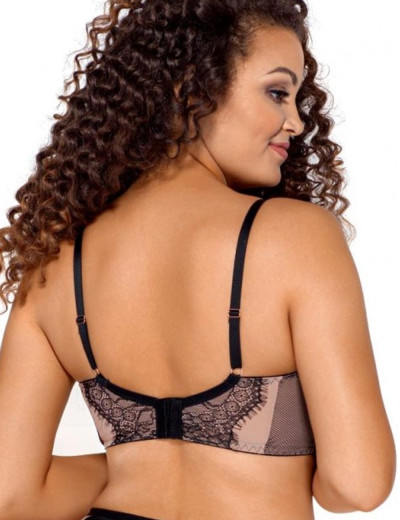 Бюстье с мягкими чашками Ava JARDIN 2008 M LONG черный, Цвет: черный, Размеры: 100C, изображение 4