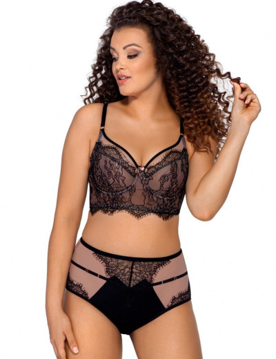 Трусы бразилиана высокие Ava JARDIN 2008 braz черный, Цвет: черный, Размеры: L, изображение 3