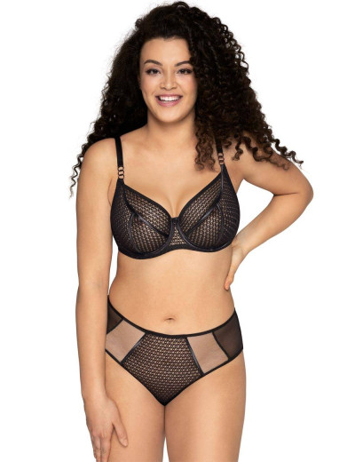 Трусы бразилиана Ava ALL ILLUSION 1964 braz, Цвет: черный, Размеры: L, изображение 2