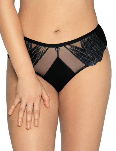 Трусы бразилиана Ava GLAM ROCK 1952 braz, Цвет: черный, Размеры: XL, изображение 2