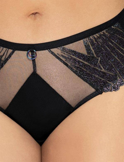 Трусы слипы Ava GLAM ROCK 1951 figi, Цвет: черный, Размеры: XL, изображение 3