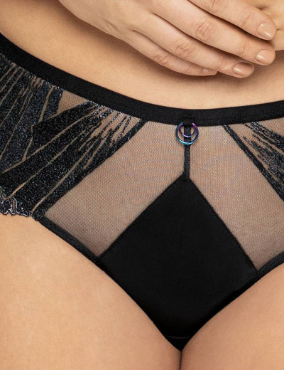 Трусы слипы Ava GLAM ROCK 1950 figi, Цвет: черный, Размеры: M, изображение 2