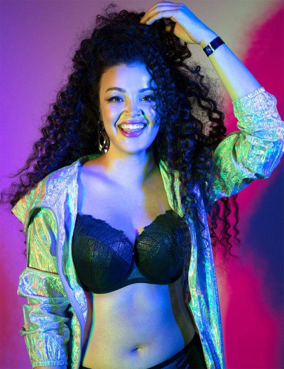 Бюстгальтер полумягкий Ava GLAM ROCK 1950 PU, Цвет: черный, Размеры: 90B, изображение 6