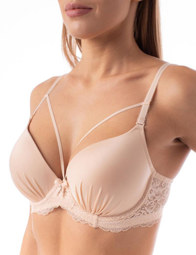 Бюстгальтер пуш-ап Coquette Revue DOLCE 82195-13, Цвет: кремовый, Размеры: 70D, изображение 3