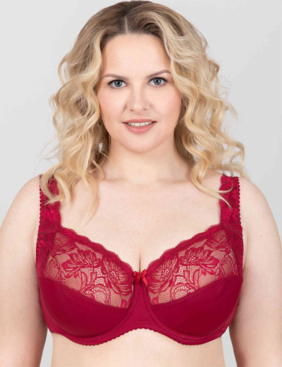 Бюстгальтер мягкий с подкроем Elli 1012 румба, Цвет: румба, Размеры: 80F, изображение 5