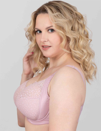 Мягкий бюстгальтер с подкроем Elli 3082 хрустальная роза, Цвет: хрустальная роза, Размеры: 80E, изображение 4