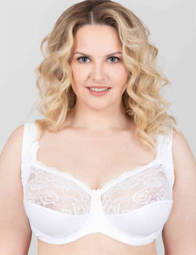 Бюстгальтер мягкий с подкроем Elli 1012 белый, Цвет: белый, Размеры: 80I, изображение 4