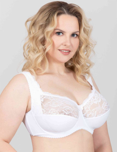 Бюстгальтер мягкий с подкроем Elli 1012 белый, Цвет: белый, Размеры: 80I, изображение 3