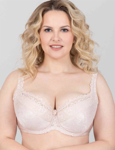 Бюстгальтер на сшивном поролоне Elli 3034 серебристый пион, Цвет: серебристый пион, Размеры: 85D, изображение 3