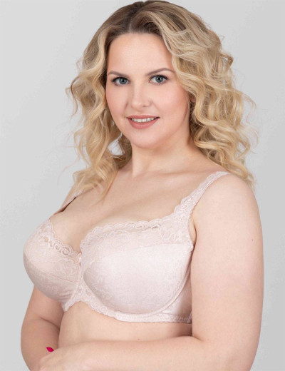 Бюстгальтер на сшивном поролоне Elli 3034 серебристый пион, Цвет: серебристый пион, Размеры: 85D, изображение 4