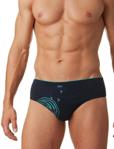 Набор трусов слипов Key MPP 718 A22 (2 шт), Цвет: темно-синий+серый, Размеры: L, изображение 2