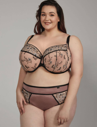 Бюстгальтер мягкий с подкроем Kris Line PALOMA soft full cup, Цвет: пудра, Размеры: 95JJ, изображение 3