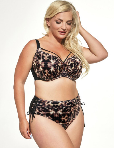 Плавки женские с регулировкой бока Kris Line NAMIBIA High Waist, Цвет: мульти, Размеры: 3XL, изображение 3