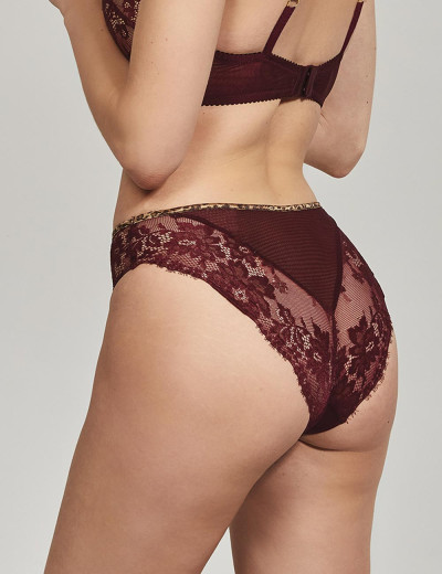 Трусы слипы Kris Line SELENA briefs, Цвет: бургунди, Размеры: XL, изображение 2