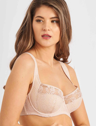 Бюстгальтер полумягкий с подкроем Lina A 6018 серебристый пион, Цвет: серебристый пион, Размеры: 90G, изображение 6