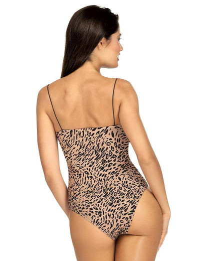 Леопардовый слитный купальник Lorin L4483/2, Цвет: леопард, Размеры: S, изображение 2
