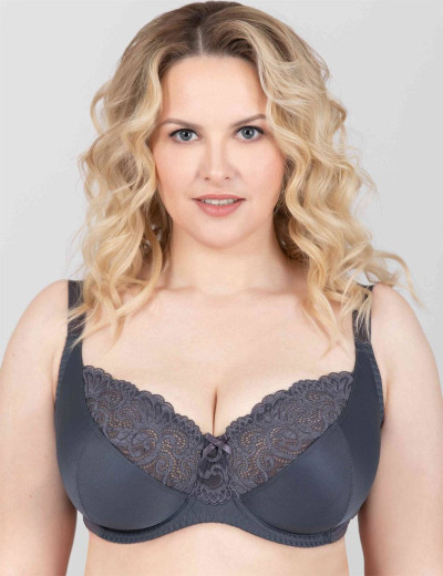 Бюстгальтер мягкий Milavitsa 102830 / 112830 антрацит, Цвет: антрацит, Размеры: 90H, изображение 3