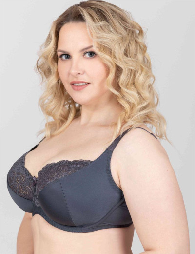 Бюстгальтер мягкий Milavitsa 102830 / 112830 антрацит, Цвет: антрацит, Размеры: 90H, изображение 4