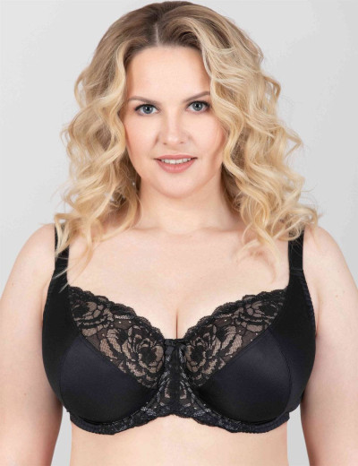 Бюстгальтер мягкий Milavitsa 102910 / 122910 черный с нюдом, Цвет: черный с нюдом, Размеры: 85H, изображение 5