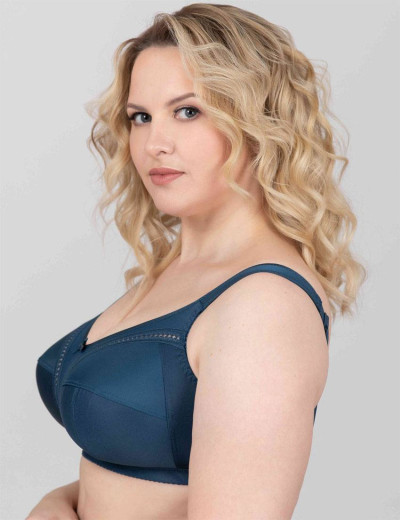 Бюстгальтер мягкий без косточек Milavitsa 104040 / 124040 синий топаз, Цвет: синий топаз, Размеры: 85E, изображение 4 Бюстгальтер мягкий без косточек Milavitsa 104040 / 124040 синий топаз, Цвет: синий топаз, Размеры: 85E, изображение 4