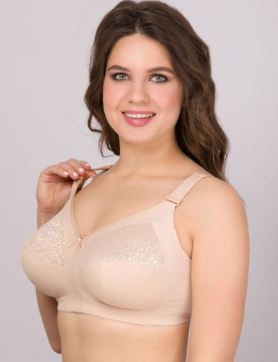 Бюстгальтер мягкий без косточек Milavitsa 104082 / 104083 нюд, Цвет: нюд, Размеры: 110F, изображение 2