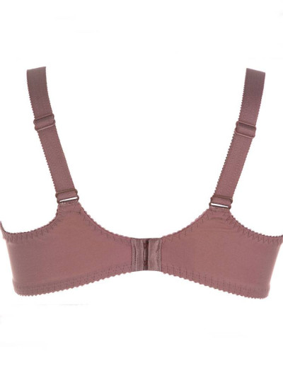 Мягкий хлопковый бюстгальтер без косточек Milavitsa 108180 / 118180 шоколадный трюф, Цвет: шоколадный трюф, Размеры: 85F, изображение 2