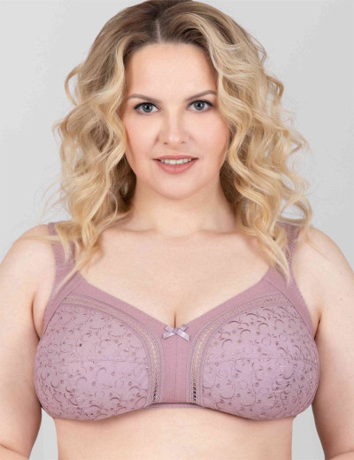 Мягкий хлопковый бюстгальтер без косточек Milavitsa 108180 / 118180 кофейный десерт, Цвет: кофейный десерт, Размеры: 85C, изображение 7