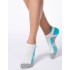 Укороченные женские носки CONTE ACTIVE 16С-71СП 083 серый/бирюза, Цвет: серый/бирюза, Размеры: 36/37