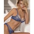 Модный комплект пуш-ап и бразилиана Leilieve SUMMER WIND M3154 bluette, Цвет: bluette, Размеры: 85B