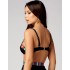 Купальный бюст-бандо с пуш-ап UNICONF CBS127 V1 RADIANT COLOURS, Цвет: черный, Размеры: 75B, изображение 2