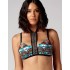 Бюстгальтер пляжный с узором UNICONF CBS152 V1 TRIBAL GODDESS, Цвет: черный, Размеры: L
