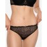 Кружевные трусы бразилиана Esotiq 39554 SONRISA черный, Цвет: черный, Размеры: S